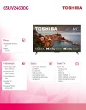 Toshiba Telewizor LED 65 cali 65UV2463DG