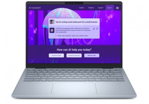 Dell Laptop Dell 14 Plus DB14250 Win11Pro Ultra 7 258V/32GB/1TB/14.0 2.5K/Arc/FgrPr/WLAN + BT/Backlit Kb/4 Cell/3Y ProSupport