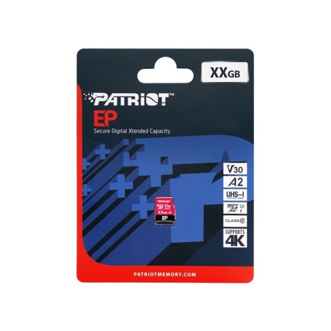 Patriot EP Pro A2 Micro SDXC 512GB 90/80 MB/s V30 U3 Class10