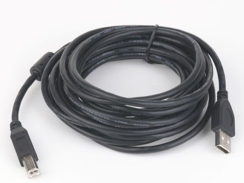 Gembird Kabel USB 2.0 typu AB AM-BM 1.8m FERRYT czarny