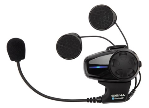 Interkom motocyklowy Sena SMH10-11 Bluetooth 3.0 900m z mikrofonem na pałąku na 1 kask
