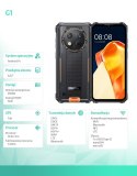 OUKITEL Smartfon G1 4G 6/256GB IP69K pomarańczowy