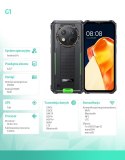 OUKITEL Smartfon G1 4G 6/256GB IP69K zielony