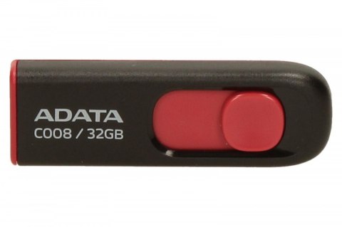 Adata Pendrive DashDrive Classic C008 32GB USB2.0 czarno-czerwone