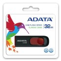 Adata Pendrive DashDrive Classic C008 32GB USB2.0 czarno-czerwone