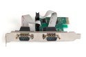 Digitus Karta rozszerzeń/Kontroler PCI Express RS232 Serial Port, 2xDB9, Chipset: ASIX99100