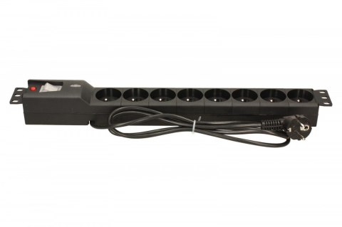 Lestar Listwa przeciwprzepięciowa LXARM 810, 3L, PDU, 1,5m, czarna