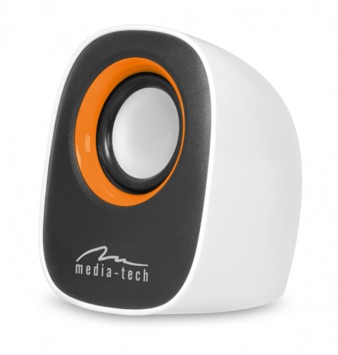 Media-Tech Głośniki IBO MT3137W Stereo/Jack 3,5/USB/RMS 6W