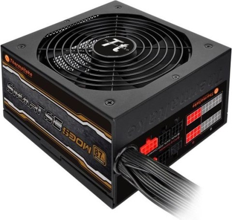 Thermaltake Smart SE 530W Modular (sprawność 80+ Bronze dla 230V, 2xPEG, 140mm, Single Rail)