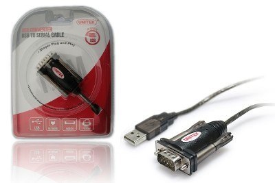 Unitek Adapter USB- 1xRS-232 + Adapter DB9F/DB25M; Y-105A