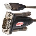 Unitek Adapter USB- 1xRS-232 + Adapter DB9F/DB25M; Y-105A