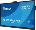 IIYAMA Monitor 75 cali TE7513A-B1AG INFRARED, 40pkt, IPS, 4K, 7H, 450cd/m2, WiFi, USB, ANDROID 14, Google EDLA, 2x20W, uchwyt ścienny