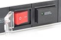 Digitus Listwa zasilająca PDU 19 cali RACK 7xSchuko, 2m 1xSchuko, 16A, wł./wył., zab.przepięciowe, aluminiowa