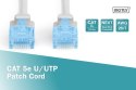 Digitus Patch cord U/UTP kat.5e PVC 0,5m szary