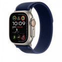 Apple Opaska Trail w kolorze niebieskim do koperty 49 mm - rozmiar S/M - elementy z tytanu w kolorze naturalnym