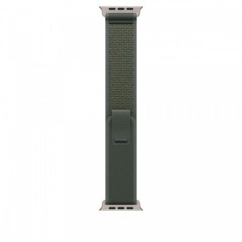 Apple Opaska Trail w kolorze zielonym do koperty 49 mm - rozmiar S/M - elementy z tytanu w kolorze naturalnym