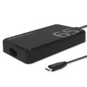Qoltec Ładowarka sieciowa 65W GaN Super Fast SLIM | PD | 5-20V | 3.25A |USB-C 3.1 | Laptop | MacBook | Smartfon | +kabel