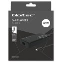 Qoltec Ładowarka sieciowa 65W GaN Super Fast SLIM | PD | 5-20V | 3.25A |USB-C 3.1 | Laptop | MacBook | Smartfon | +kabel