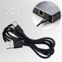 Qoltec Rozdzielacz Splitter Ethernet mini SWITCH 1x3 RJ45 | 1000Mb/s | USB-C | Aluminium