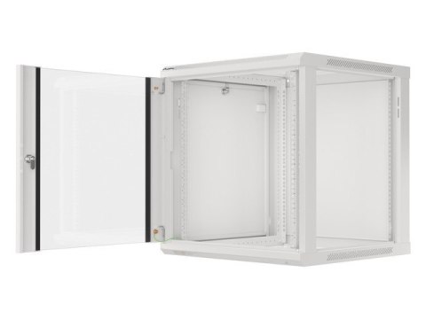 Lanberg Szafa instalacyjna wisząca 19 cali 12U 600X600mm szara (drzwi szklane)
