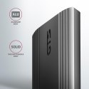Obudowa zewnętrzna Axagon do dysków M.2 NVMe & SATA SSD/USB-C 3.2 G2, 30-80mm, UASP, TRIM czarna