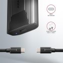 Obudowa zewnętrzna Axagon do dysków M.2 NVMe & SATA SSD/USB-C 3.2 G2, 30-80mm, UASP, TRIM czarna