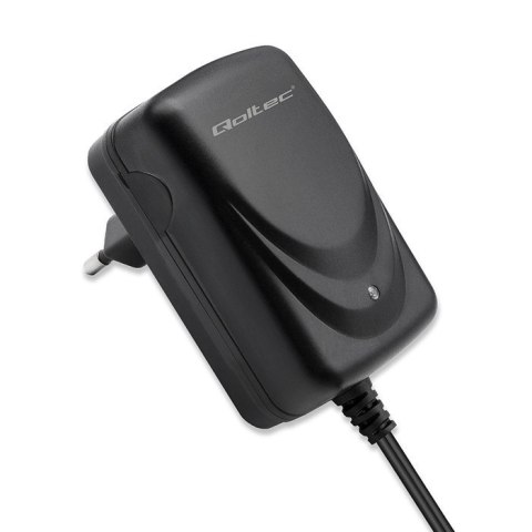 Qoltec Automatyczna ładowarka do akumulatora AGM GEL STD 6V | 1A | Prostownik z sygnalizatorem LED