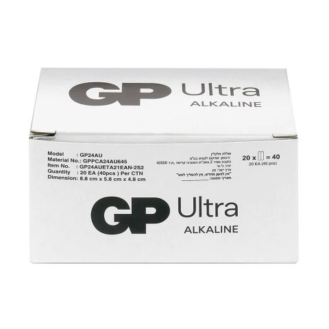 GP Battery Baterie alkaliczne LR03/AAA GP ULTRA 40szt. (G-TECH)