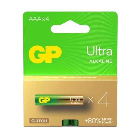 GP Battery Baterie alkaliczne LR03/AAA GP ULTRA 4szt. (G-TECH)