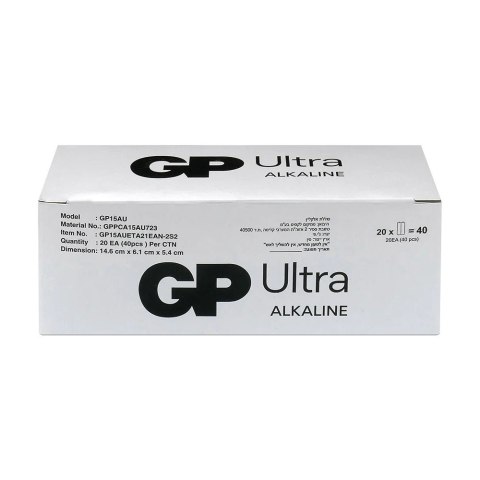 GP Battery Baterie alkaliczne LR6/AA GP ULTRA 40szt. (G-TECH)