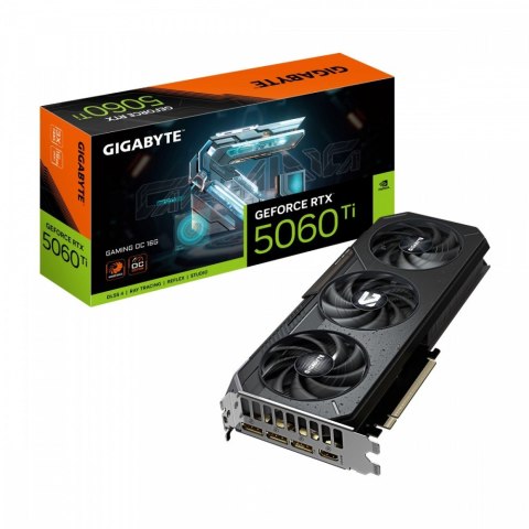 Gigabyte Karta graficzna GeForce RTX 5060 Ti GAMING OC 16G 128BIT GDDR7 HDMI/3DP