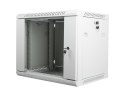 Lanberg Szafa instalacyjna wisząca 19 cali 9U 600X450mm szara (drzwi szklane)