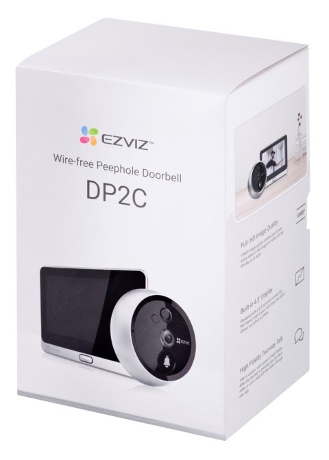 Wideodomofon EZVIZ DP2C 2MP 10,9 cm (4.3"), srebrny