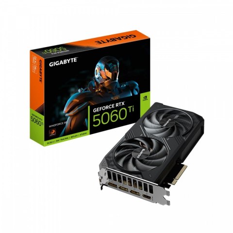 Gigabyte Karta graficzna GeForce RTX 5060 Ti WINDFORCE 8G 128BIT GDDR7 HDMI/3DP