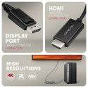 AXAGON RVD-HI20C2 Adapter aktywny DisplayPort -> HDMI 1.4, 4K/60Hz, kabel 1,8m