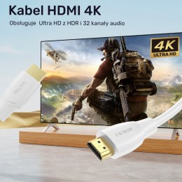 Unitek Kabel HDMI 2.0 4K 60Hz; 1m; biały; C11090AWH03-2M