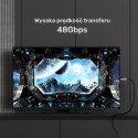 Unitek Kabel optyczny HDMI 2.1 AOC 8K 120Hz 10m; C11085GY01-10M