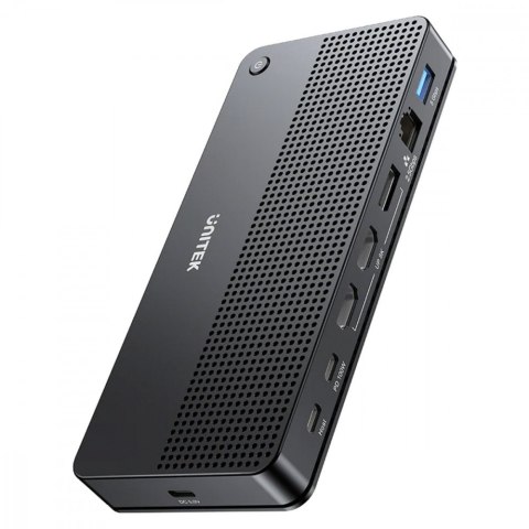 Unitek Stacja dokująca 13w1 USB-C, HDMI 2.1,DP 2.0,RJ45,10GBPs;D1104A01