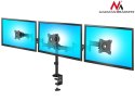 Maclean Uchwyt biurkowy na 3 monitory LCD podwójne ramiona MC-691 13"-27" 8kg