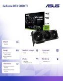 Asus Karta graficzna GeForce RTX 5070 TI TUF GAMING OC 16GB GDDR7 256bit DP/HDMI