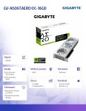Gigabyte Karta graficzna GeForce RTX 5060 Ti AERO OC 16G 128BIT GDDR7 HDMI/3DP