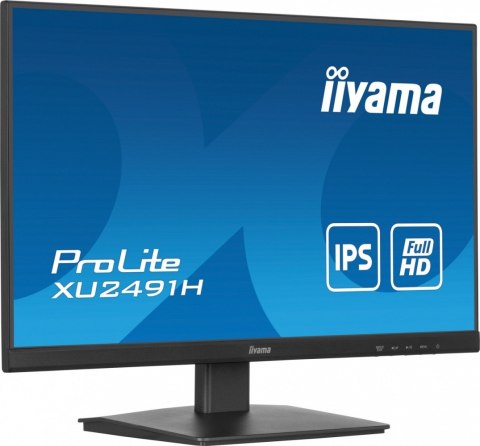 IIYAMA Monitor 24 cale XU2491H-B1 IPS, HDMI, DP, 0,5ms, 300cd
