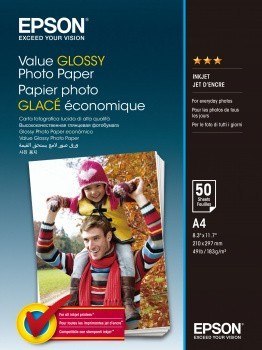 Epson Value Glossy Photo Paper A4 50 Kartek