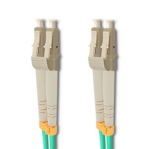 Qoltec Patchcord światłowodowy LC/UPC-LC/UPC | MM | 50/125 | OM3 | 3m