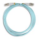 Qoltec Patchcord światłowodowy LC/UPC-LC/UPC | MM | 50/125 | OM3 | 3m