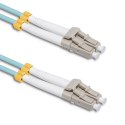 Qoltec Patchcord światłowodowy LC/UPC-LC/UPC | MM | 50/125 | OM3 | 3m