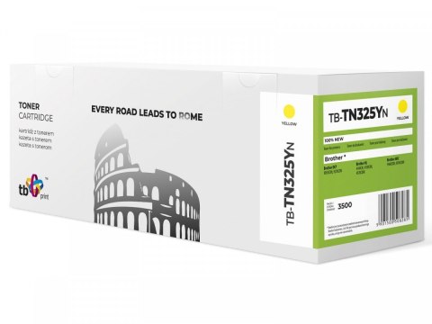 TB Print Toner do Brother TN325Y YE 100% nowy TB-TN325YN