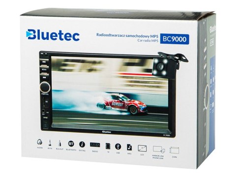 BLOW Radio samochodowe BC9000 2DIN 7 cali RDS USB microSD 4x50W kamera cofania