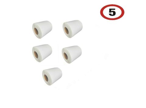 BSTech Etykieta termiczna Zebra. 50x30*1000szt.- liczba etykiet na rolce/ arkuszu. Zestaw 5 szt.