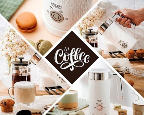 Spieniacz do mleka ADLER AD 4494 biały